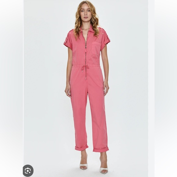NWT Pistola Jordan Jumpsuit in Pink Punch XS S - Picture 2 of 9